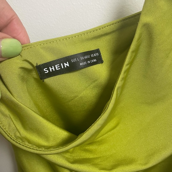 SHEIN One Shoulder Fitted Bodysuit - Picture 3 of 8
